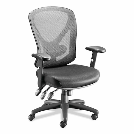 Alera Aeson Series Multifunction Task Chair, Supports Up to 275 lb, 15" to 18.82" Seat Height, Black ALEAS42M14